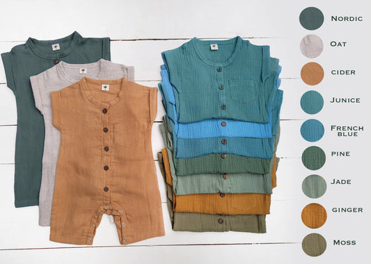 Button Front Jumpsuit