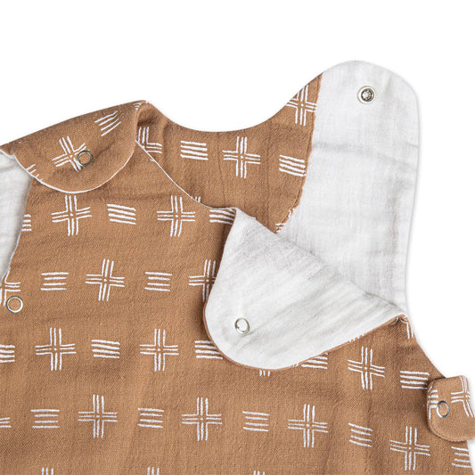Ezra Wearable Blanket 0-9Mo. (Muslin Copper Dash)