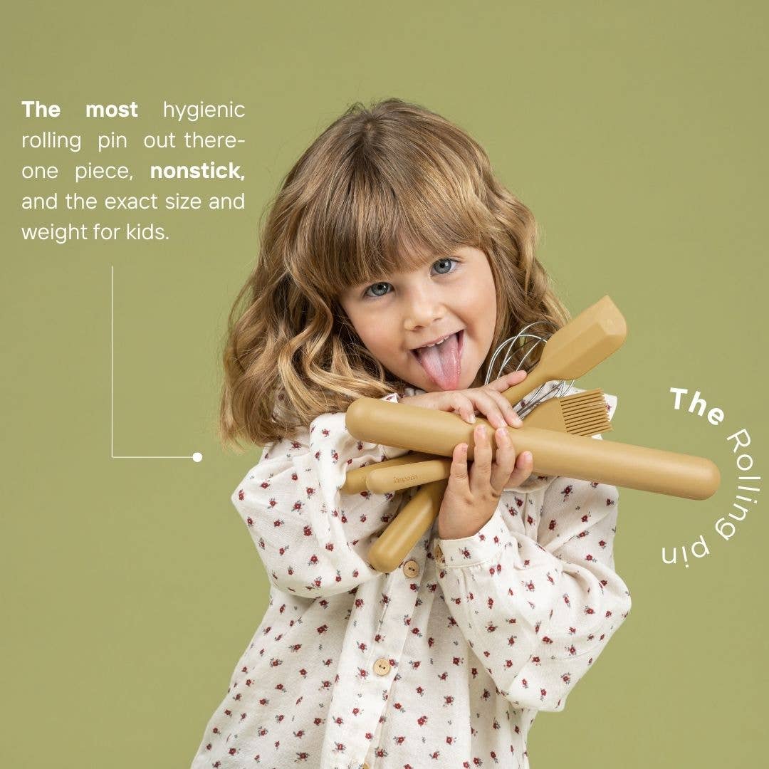Montessori Kids' Baking Tools - The Mustard Baking Set