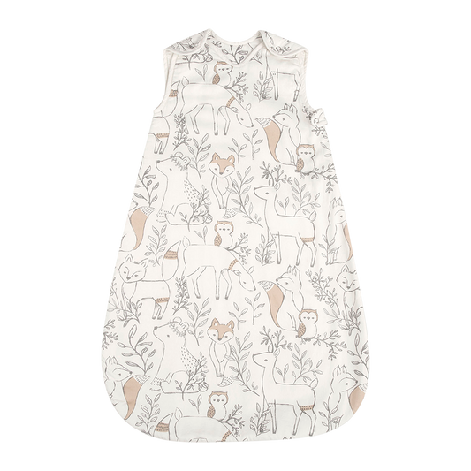 Ezra Wearable Blanket 0-9Mo. (Cotton Sateen Ezra Print)