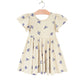 Twirl Dress- Bluebird- Natural