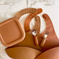 Silicone Catch Bib Set | Ginger & Terracotta