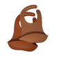 Silicone Catch Bib Set | Ginger & Terracotta