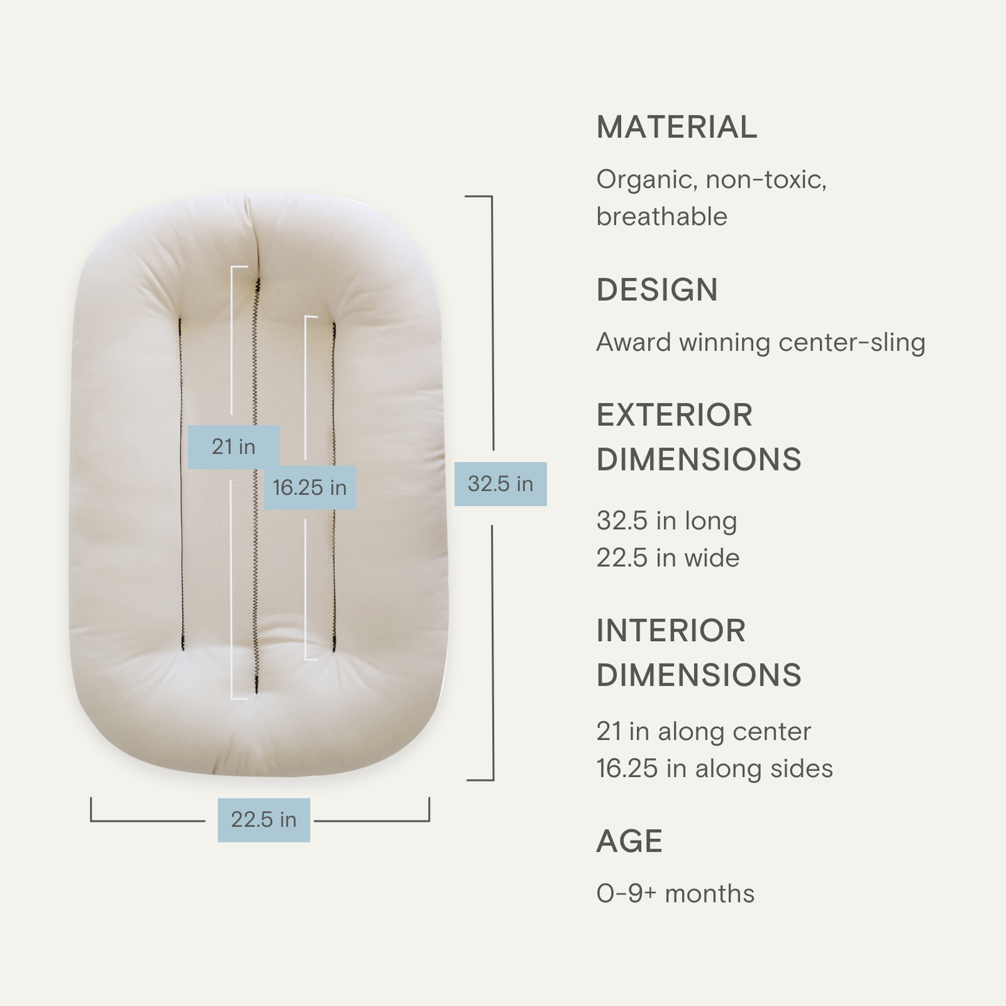 Snuggle Me infant Lounger