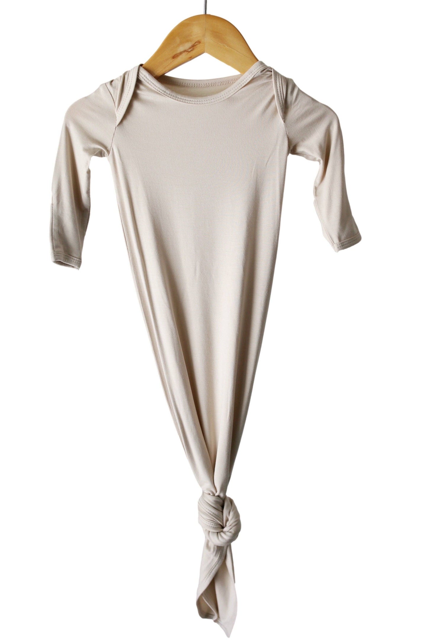 Bamboo Knotted Gown: 0-3 Months