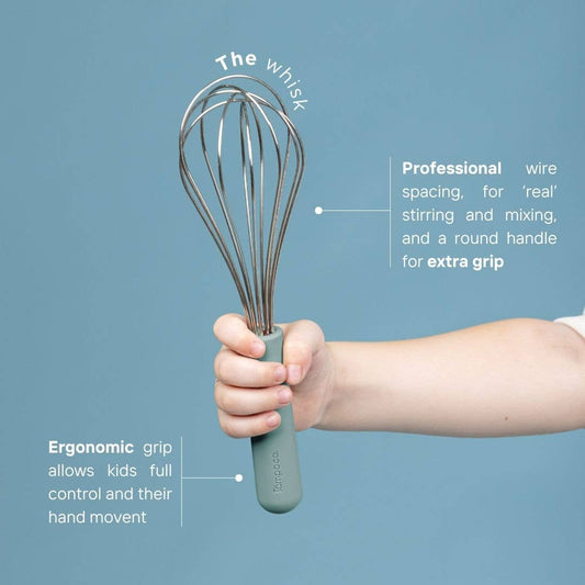 Montessori Kids' Baking Tools - The Turquoise Baking Set