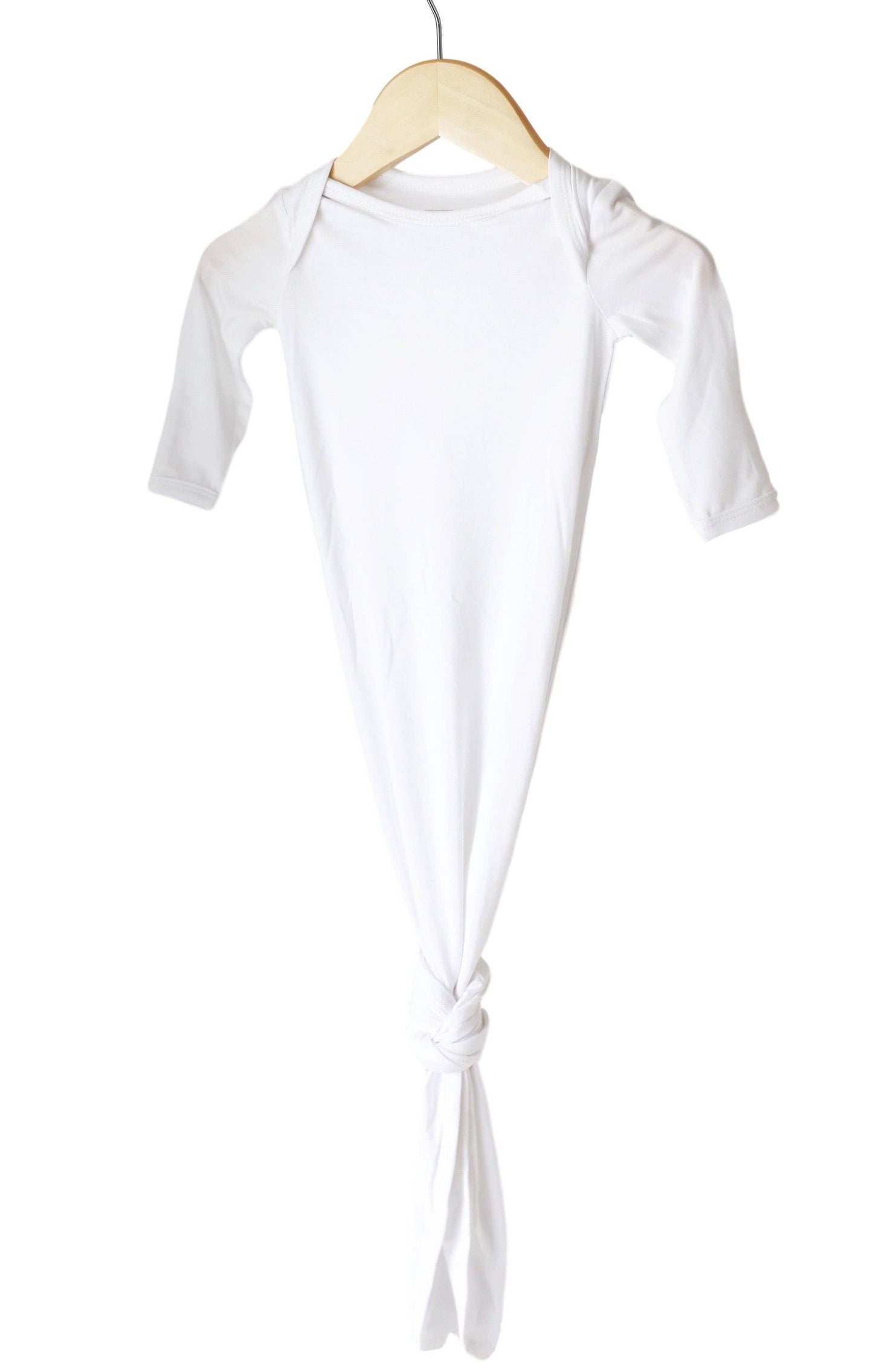Bamboo Knotted Gown: 0-3 Months