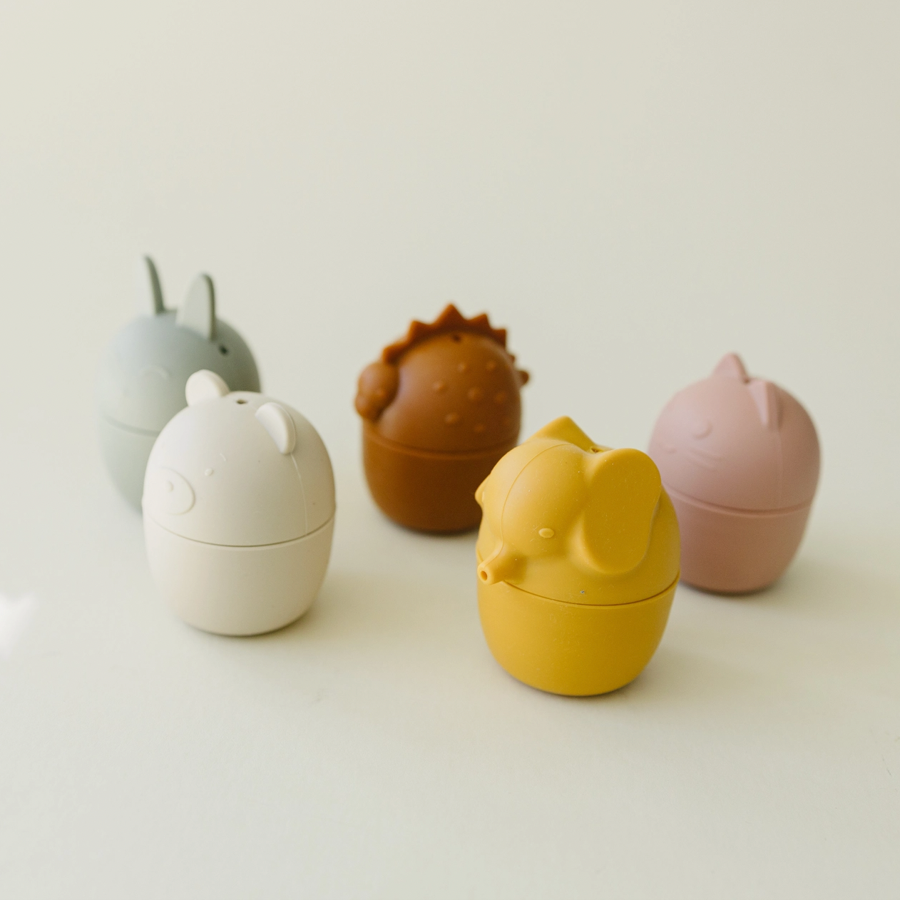 Animal Mold Free Bath Toy Set