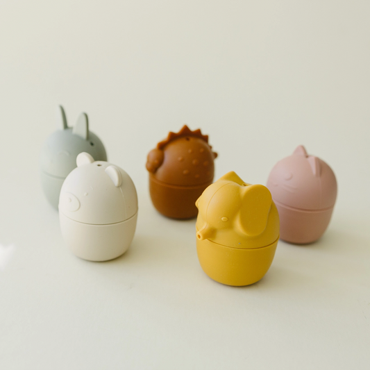 Animal Mold Free Bath Toy Set
