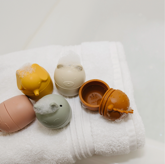 Animal Mold Free Bath Toy Set