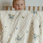 Organic Cotton Muslin Swaddle Blanket, 2 pack