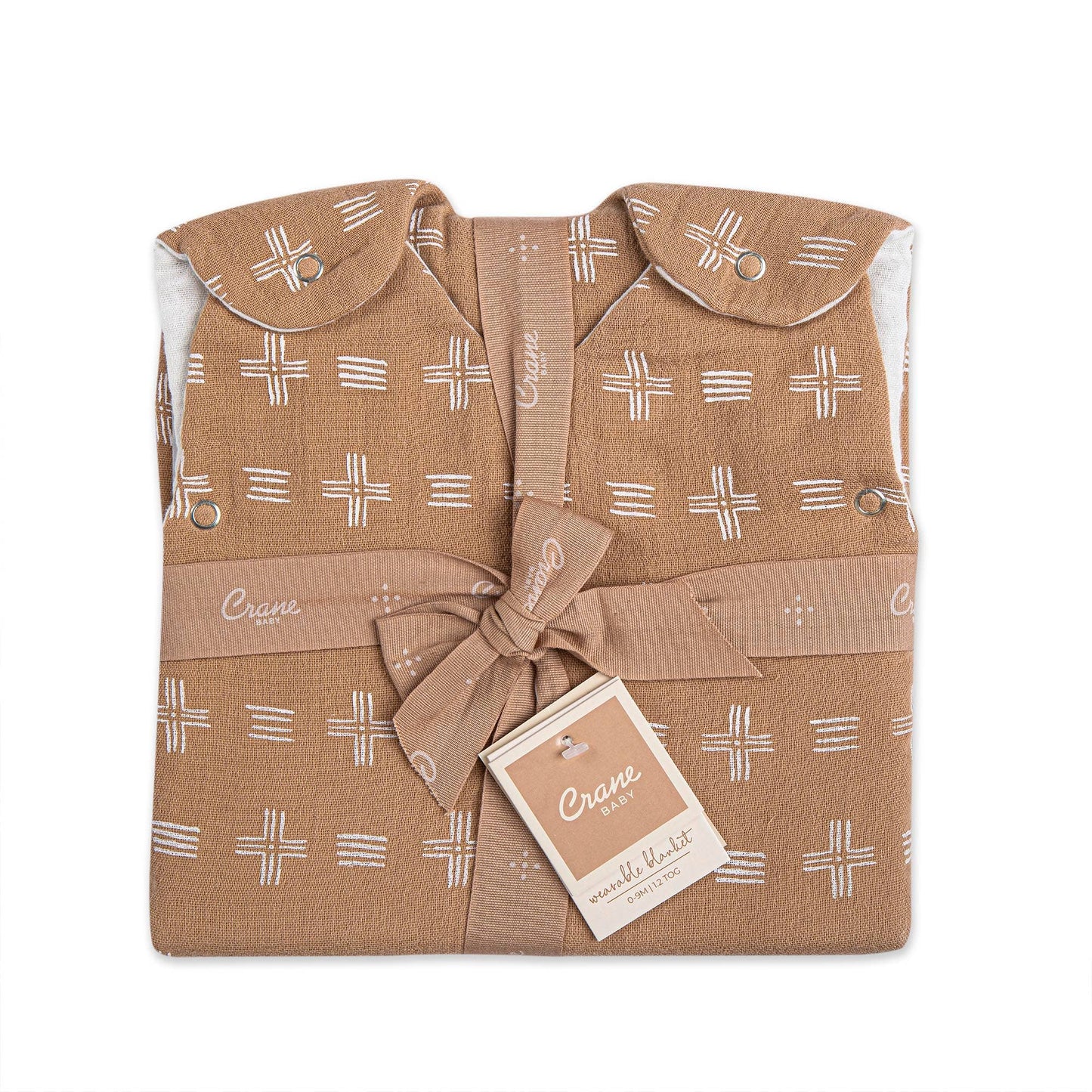 Ezra Wearable Blanket 0-9Mo. (Muslin Copper Dash)