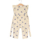 Flutter Long Romper- Bluebirds