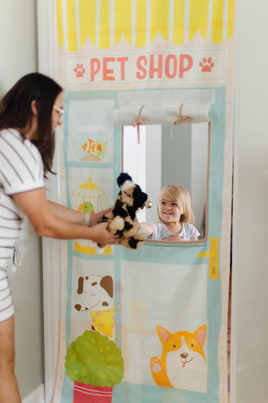 Pretend Play Set -  Pet Shop & Groomer Storefront