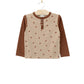 Henley Tee- Pecan Acorns