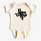 Texas State Outline Baby Bodysuit | Kids Clothing | Baby 