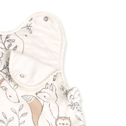Ezra Wearable Blanket 0-9Mo. (Cotton Sateen Ezra Print)
