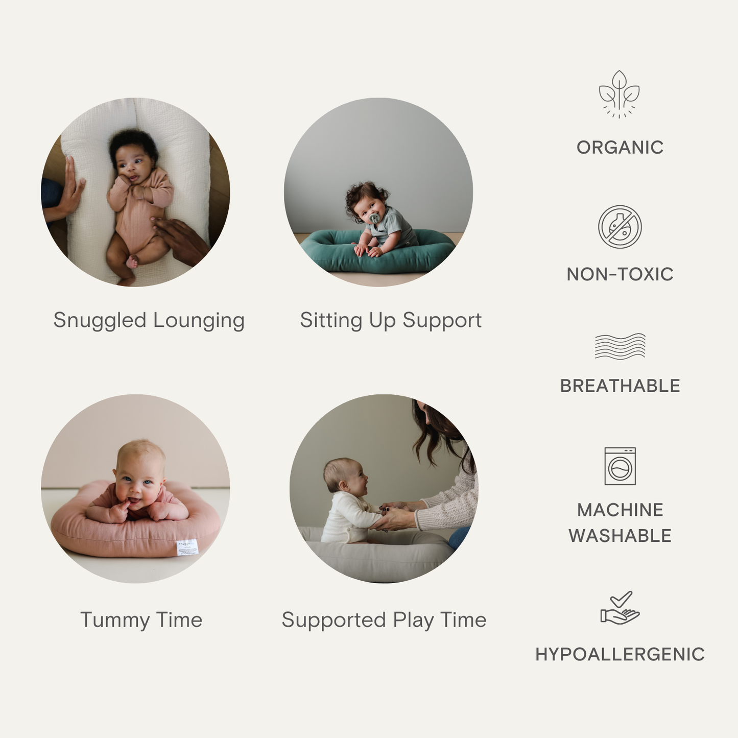 Snuggle Me infant Lounger