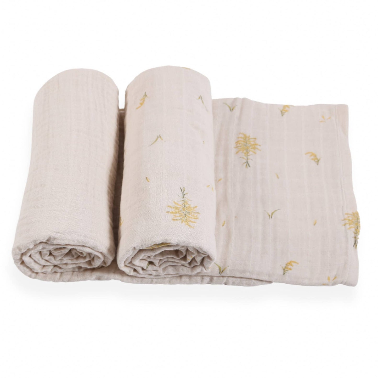 Organic Cotton Muslin Swaddle Blanket, 2 pack